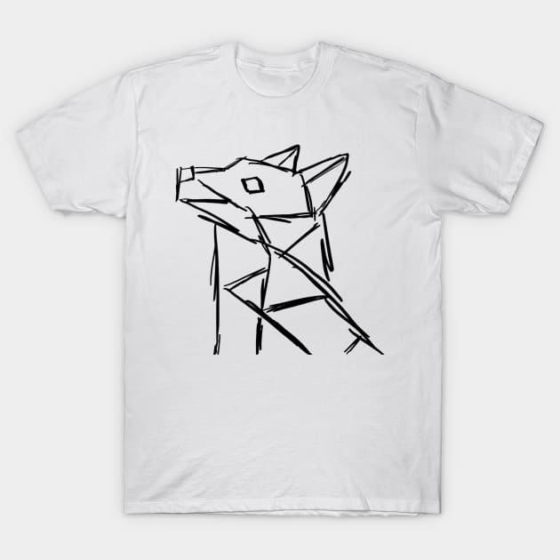 fox T-Shirt by ribokha